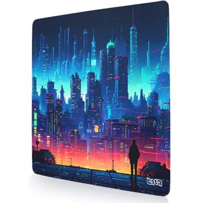 Tilt Tapis de Souris Gamer 30x30 cm Tapis de Bureau Gaming Anti-Dérapant Mouse Pad Imperméable pour PC et Accessoires Gaming Tapis de Clavier (Retro Cyberpunk) - Publicité Tilt Tapis de Souris Gamer 30x30 cm Tapis de Bureau Gaming Anti-Dérapant Mouse Pad Imperméable pour PC et Accessoires Gaming Tapis de Clavier (Retro Cyberpunk) - Publicité