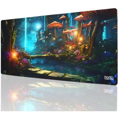 Tilt Grand Tapis de Souris Gamer XXL 90x40 cm Tapis de Bureau Gaming Anti-Dérapant Mouse Pad Imperméable pour PC et Accessoires Gaming (Mysterious Forest) - Publicité Tilt Grand Tapis de Souris Gamer XXL 90x40 cm Tapis de Bureau Gaming Anti-Dérapant Mouse Pad Imperméable pour PC et Accessoires Gaming (Mysterious Forest) - Publicité