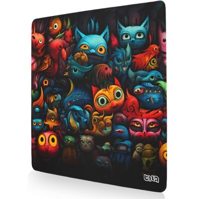 Tilt Tapis de Souris Gamer 30x30 cm Tapis de Bureau Gaming Anti-Dérapant Mouse Pad Imperméable pour PC et Accessoires Gaming Tapis de Clavier (Monstrous Audience) - Publicité Tilt Tapis de Souris Gamer 30x30 cm Tapis de Bureau Gaming Anti-Dérapant Mouse Pad Imperméable pour PC et Accessoires Gaming Tapis de Clavier (Monstrous Audience) - Publicité