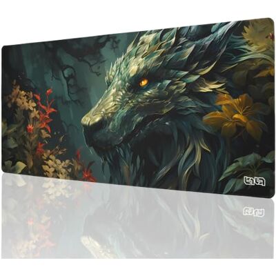Tilt Grand Tapis de Souris Gamer XXL 90x40 cm Tapis de Bureau Gaming Anti-Dérapant Mouse Pad Imperméable pour PC et Accessoires Gaming Tapis de Clavier (Forest Dragon) - Publicité Tilt Grand Tapis de Souris Gamer XXL 90x40 cm Tapis de Bureau Gaming Anti-Dérapant Mouse Pad Imperméable pour PC et Accessoires Gaming Tapis de Clavier (Forest Dragon) - Publicité