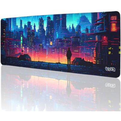 Tilt Grand Tapis de Souris Gamer XXL 80x30 cm Tapis de Bureau Gaming Anti-Dérapant Mouse Pad Imperméable pour PC et Accessoires Gaming Tapis de Clavier (Retro Cyberpunk) - Publicité Tilt Grand Tapis de Souris Gamer XXL 80x30 cm Tapis de Bureau Gaming Anti-Dérapant Mouse Pad Imperméable pour PC et Accessoires Gaming Tapis de Clavier (Retro Cyberpunk) - Publicité