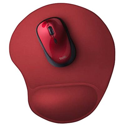 Trust Bigfoot Tapis de Souris Ergonomique avec Repose Poignet en Gel, Rouge 236 x 205 mm, avec Remplissage, Base Antidérapante, Gel Pad pour Ordinateur PC Portable Bureau - Publicité Trust Bigfoot Tapis de Souris Ergonomique avec Repose Poignet en Gel, Rouge 236 x 205 mm, avec Remplissage, Base Antidérapante, Gel Pad pour Ordinateur PC Portable Bureau - Publicité