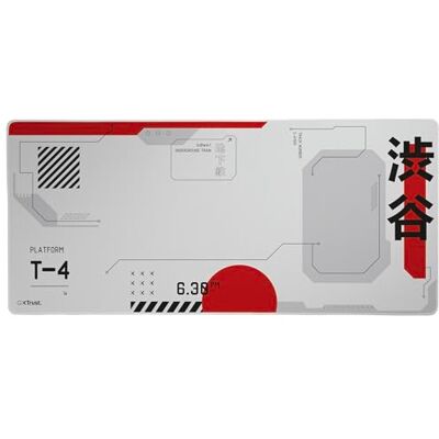 GXTrust Tapis de Souris XXL Gaming, Tapis de Bureau 900x400 mm, Japon Blanc Bords Cousus, Texture de Surface Optimisée, Dessous Caoutchouté Antidérapant, Japan Tokyo Anime Manga Kyoto - Publicité GXTrust Tapis de Souris XXL Gaming, Tapis de Bureau 900x400 mm, Japon Blanc Bords Cousus, Texture de Surface Optimisée, Dessous Caoutchouté Antidérapant, Japan Tokyo Anime Manga Kyoto - Publicité