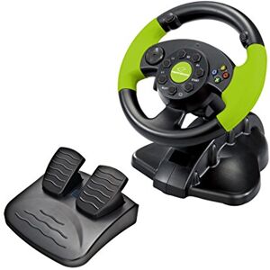 Esperanza IT Accesories Esperanza Volant de jeux vidéo avec pédales d'accélération/de frein - Publicité Esperanza IT Accesories Esperanza Volant de jeux vidéo avec pédales d'accélération/de frein - Publicité