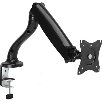 RICOO TS6511 Support Écran PC 13 17 19 22 24 27 Pouces VESA 75x75 100x100 Ressort à gaz Orientable Inclinable Rotatif Universel Fixation Bureau Pince de Table - Publicité RICOO TS6511 Support Écran PC 13 17 19 22 24 27 Pouces VESA 75x75 100x100 Ressort à gaz Orientable Inclinable Rotatif Universel Fixation Bureau Pince de Table - Publicité
