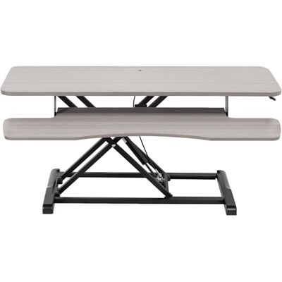 VIVO DESK-V036KG Convertisseur assis-debout réglable, hauteur variable, plateau large pour double moniteur et ordinateur portable, série K - Publicité VIVO DESK-V036KG Convertisseur assis-debout réglable, hauteur variable, plateau large pour double moniteur et ordinateur portable, série K - Publicité