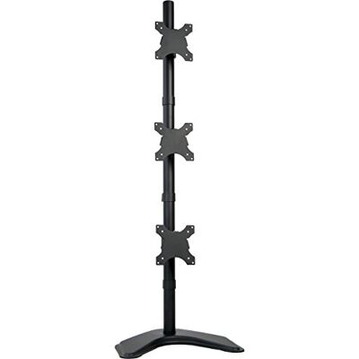 VIVO STAND-V003D Support de Bureau Vertical pour 3 écrans jusqu'à 27 - Publicité VIVO STAND-V003D Support de Bureau Vertical pour 3 écrans jusqu'à 27 - Publicité