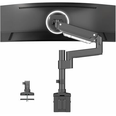 VIVO Support de Bureau à Ressort pneumatique en Aluminium de qualité supérieure avec Perche d'extension Convient pour Un écran jusqu'à 35" (STAND-V101GT) - Publicité VIVO Support de Bureau à Ressort pneumatique en Aluminium de qualité supérieure avec Perche d'extension Convient pour Un écran jusqu'à 35" (STAND-V101GT) - Publicité