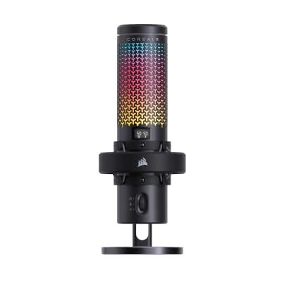 Corsair VOXARA Microphone USB RGB pour Gaming et Streaming – Noir Microphone à condensateur, audio 192 kHz/32 bits, écran OLED, filtre anti-pop intégré, Wave Link Voice Focus, Plug-and-Play - Publicité Corsair VOXARA Microphone USB RGB pour Gaming et Streaming – Noir Microphone à condensateur, audio 192 kHz/32 bits, écran OLED, filtre anti-pop intégré, Wave Link Voice Focus, Plug-and-Play - Publicité