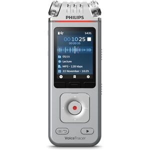Philips VoiceTracer DVT4115 Enregistreur audio, MP3-PCM, 3 microphones Hifi, enregistrement à distance possible. Licence d'essai Sembly AI: transcription, résumés créés par l'intelligence artificielle - Publicité Philips VoiceTracer DVT4115 Enregistreur audio, MP3-PCM, 3 microphones Hifi, enregistrement à distance possible. Licence d'essai Sembly AI: transcription, résumés créés par l'intelligence artificielle - Publicité