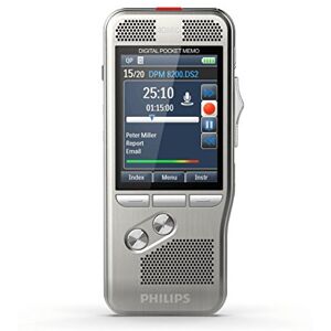 Philips DPM8300/00 Dictaphone Argent Brossé - Publicité Philips DPM8300/00 Dictaphone Argent Brossé - Publicité