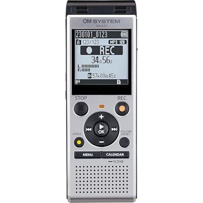OM SYSTEM WS-882 Enregistreur Vocal numérique avec formats d'enregistrement linéaire PCM/MP3, USB Direct, Vitesse de Lecture de 4 Go, réglage du Volume, Index de fichiers, Effacement des fichiers - Publicité OM SYSTEM WS-882 Enregistreur Vocal numérique avec formats d'enregistrement linéaire PCM/MP3, USB Direct, Vitesse de Lecture de 4 Go, réglage du Volume, Index de fichiers, Effacement des fichiers - Publicité