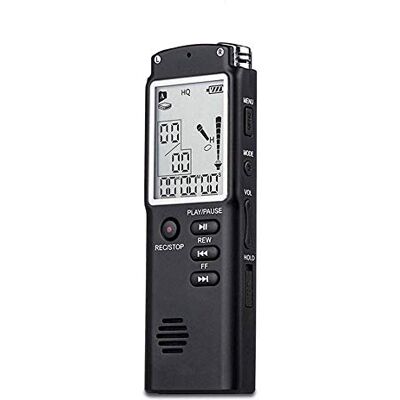 KHTO Enregistreur vocal 8 Go / 16 Go / 32 Go USB Professionnel 96 heures Dictaphone Enregistreur vocal numérique avec microphone intégré VAR/VOR - Publicité KHTO Enregistreur vocal 8 Go / 16 Go / 32 Go USB Professionnel 96 heures Dictaphone Enregistreur vocal numérique avec microphone intégré VAR/VOR - Publicité