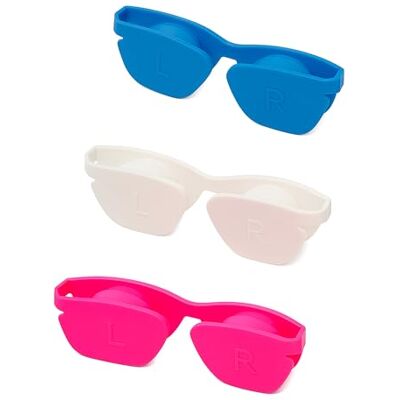 Vision 3PC Étui à lentilles de Contact Style Lunettes Étui à lentilles de Contact Plat et Rabattable Optishade Joli étui Voyage pour Solution pour lentilles de in Couleurs Assorties - Publicité Vision 3PC Étui à lentilles de Contact Style Lunettes Étui à lentilles de Contact Plat et Rabattable Optishade Joli étui Voyage pour Solution pour lentilles de in Couleurs Assorties - Publicité