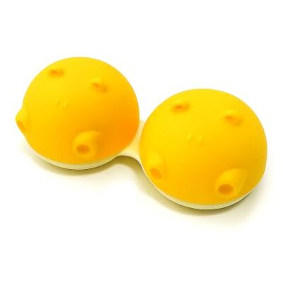 SPORTS WORLD VISION 1PC Étui à lentilles de Contact Motif Hippopotame Jaune, Design Animalier Original & Mignon Étui de Voyage léger et Portable pour Solution de lentilles - Publicité SPORTS WORLD VISION 1PC Étui à lentilles de Contact Motif Hippopotame Jaune, Design Animalier Original & Mignon Étui de Voyage léger et Portable pour Solution de lentilles - Publicité