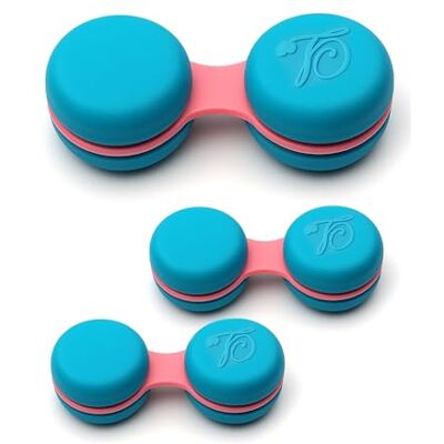 SPORTS WORLD VISION 3PC Étui à lentilles Contact Macaron Bleu Étui à lentilles Compact Portable et étanche Boîte de Solution pour lentilles de Contact Durable et Pratique avec même Couleur - Publicité SPORTS WORLD VISION 3PC Étui à lentilles Contact Macaron Bleu Étui à lentilles Compact Portable et étanche Boîte de Solution pour lentilles de Contact Durable et Pratique avec même Couleur - Publicité