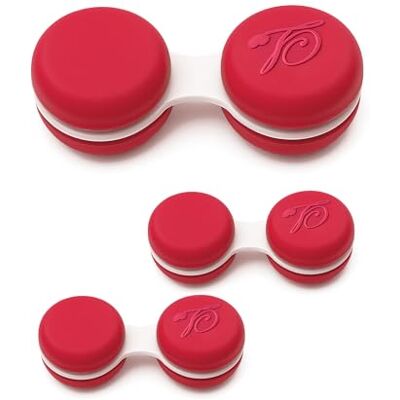 SPORTS WORLD VISION 3PC Étui à lentilles Contact Macaron Rouge Étui à lentilles Compact Portable et étanche Boîte de Solution pour lentilles de Contact Durable et Pratique avec même Couleur - Publicité SPORTS WORLD VISION 3PC Étui à lentilles Contact Macaron Rouge Étui à lentilles Compact Portable et étanche Boîte de Solution pour lentilles de Contact Durable et Pratique avec même Couleur - Publicité