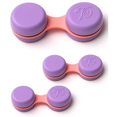SPORTS WORLD VISION 3PC Étui à lentilles Contact Macaron Violet Étui à lentilles Compact Portable et étanche Boîte de Solution pour lentilles de Contact Durable et Pratique avec même Couleur - Publicité SPORTS WORLD VISION 3PC Étui à lentilles Contact Macaron Violet Étui à lentilles Compact Portable et étanche Boîte de Solution pour lentilles de Contact Durable et Pratique avec même Couleur - Publicité