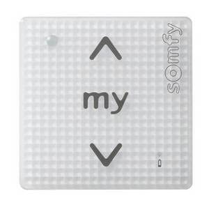 Interrupteur mural tactile blanc Somfy - Control de pared - Wall Switch - Publicité Interrupteur mural tactile blanc Somfy - Control de pared - Wall Switch - Publicité