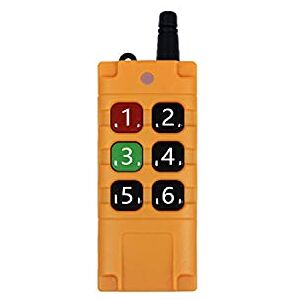 fubei Émetteur étanche 300 m longue portée haute performance RF télécommande sans fil 433 MHz haute performance émetteur industriel 6 boutons - Publicité fubei Émetteur étanche 300 m longue portée haute performance RF télécommande sans fil 433 MHz haute performance émetteur industriel 6 boutons - Publicité