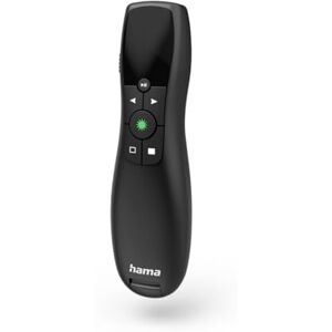 Hama Greenlight-Pointer Télécommande Pointeur Laser 4 en 1, Laser Vert, sans Fil 2.4 GHz pour présentation Powerpoint Noir - Publicité Hama Greenlight-Pointer Télécommande Pointeur Laser 4 en 1, Laser Vert, sans Fil 2.4 GHz pour présentation Powerpoint Noir - Publicité