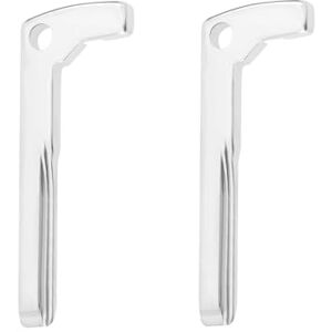 EMSea Lot de 2 lames de clé de voiture vierges pour télécommande intelligente compatible avec Mercedes W204 W212 W176 W246 Argenté 49 x 19 mm - Publicité EMSea Lot de 2 lames de clé de voiture vierges pour télécommande intelligente compatible avec Mercedes W204 W212 W176 W246 Argenté 49 x 19 mm - Publicité