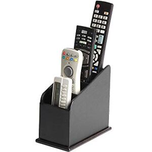 J JACKCUBE DESIGN JackCubeDesign Rangement pour télécommandes JackCubeDesign en cuir noir avec 4 compartiments(Noir) -: MK292A - Publicité J JACKCUBE DESIGN JackCubeDesign Rangement pour télécommandes JackCubeDesign en cuir noir avec 4 compartiments(Noir) -: MK292A - Publicité