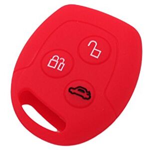 BROVACS Housse de Protection en Silicone pour étui de Protection, Veste de Peau Compatible avec Ford 3 Boutons télécommande Porte-clés CV9702 Rouge - Publicité BROVACS Housse de Protection en Silicone pour étui de Protection, Veste de Peau Compatible avec Ford 3 Boutons télécommande Porte-clés CV9702 Rouge - Publicité