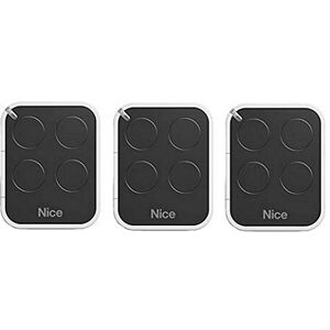nice nice Lot de 3 télécommandes Nice ON4E 4 canaux, 433 MHz, Rolling code Portail, garage - Publicité nice nice Lot de 3 télécommandes Nice ON4E 4 canaux, 433 MHz, Rolling code Portail, garage - Publicité