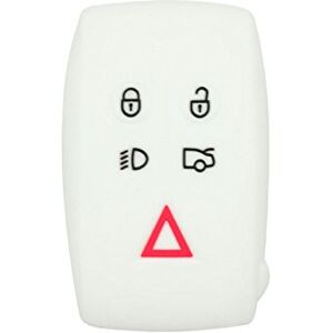 BROVACS Housse Cv4983 en cuir à couverture en silicone pour télécommande à 5 boutons Jaguar - Publicité BROVACS Housse Cv4983 en cuir à couverture en silicone pour télécommande à 5 boutons Jaguar - Publicité