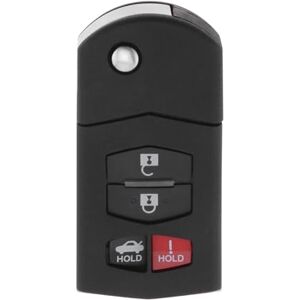 eMagTech Coque de Clé Télécommande Intelligente à 4 Boutons Compatible avec Mazda 3 5 6 RX-8 CX-7 CX-9 MX-5 Miata 4 Boutons d'entrée sans Clé - Publicité eMagTech Coque de Clé Télécommande Intelligente à 4 Boutons Compatible avec Mazda 3 5 6 RX-8 CX-7 CX-9 MX-5 Miata 4 Boutons d'entrée sans Clé - Publicité