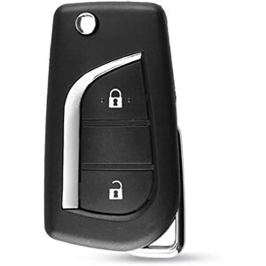 KSHSAA 2 Boutons Voiture télécommande clé Coque Housse Fob Accessoires de Remplacement pour Toyota Corolla Levin Camry Reiz Highlander Prius Prime Sienna Yaris 4Runner - Publicité KSHSAA 2 Boutons Voiture télécommande clé Coque Housse Fob Accessoires de Remplacement pour Toyota Corolla Levin Camry Reiz Highlander Prius Prime Sienna Yaris 4Runner - Publicité