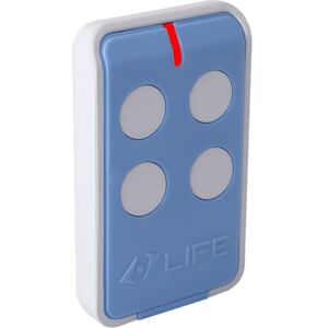 ALIRANTA LIFE MAXI 4 Télécommande – Émetteur manuel 4 canaux Télécommande 433,92 MHz Chiffrement à code tournant Portée jusqu'à 200 m Durable avec batterie 12 V Design moderne et compact - Publicité ALIRANTA LIFE MAXI 4 Télécommande – Émetteur manuel 4 canaux Télécommande 433,92 MHz Chiffrement à code tournant Portée jusqu'à 200 m Durable avec batterie 12 V Design moderne et compact - Publicité
