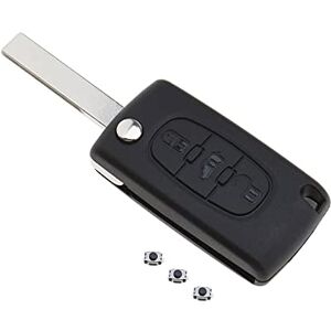 be in your mind Boîtier de clé télécommande pliable à 3 boutons HU83 Type CE0523 Compatible avec Scudo Berlingo Dispatch - Publicité be in your mind Boîtier de clé télécommande pliable à 3 boutons HU83 Type CE0523 Compatible avec Scudo Berlingo Dispatch - Publicité