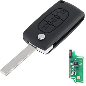 ePathChina Télécommande sans clé à 3 boutons avec puce ID46 et lame HU83, CE0536 433 MHz - Publicité ePathChina Télécommande sans clé à 3 boutons avec puce ID46 et lame HU83, CE0536 433 MHz - Publicité