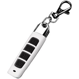 Gantch Télécommande universelle pour maison intelligente 4 boutons Clonage sans fil 433 MHz Pour voiture, porte de garage, portail, puits de toit (blanc/noir) - Publicité Gantch Télécommande universelle pour maison intelligente 4 boutons Clonage sans fil 433 MHz Pour voiture, porte de garage, portail, puits de toit (blanc/noir) - Publicité