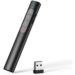 SQAFGYR Telecommande Ordinateur Powerpoint Pointeur du Présentateur avec 2.4GHz USB pour Présentation, Enseignement, Bureau, Conférence - Publicité SQAFGYR Telecommande Ordinateur Powerpoint Pointeur du Présentateur avec 2.4GHz USB pour Présentation, Enseignement, Bureau, Conférence - Publicité
