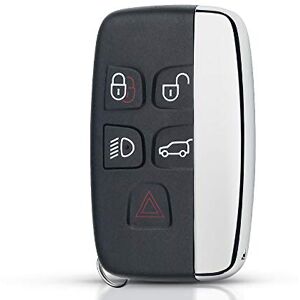 PHONILLICO Coque Clé pour Range Rover Evoque Sport Discovery Freelander Velar Land Rover LR4 TDV6 Jaguar XE XF XJ F-Pace F-Type Clé Intelligente télécommande 5 Boutons - Publicité PHONILLICO Coque Clé pour Range Rover Evoque Sport Discovery Freelander Velar Land Rover LR4 TDV6 Jaguar XE XF XJ F-Pace F-Type Clé Intelligente télécommande 5 Boutons - Publicité