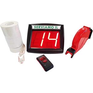 Ferlabel VD3 Kit de système gestion file d'attente complet avec écran + télécommande + clé + 10 000 tickets - Publicité Ferlabel VD3 Kit de système gestion file d'attente complet avec écran + télécommande + clé + 10 000 tickets - Publicité