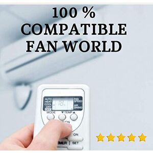Mando Compatible Fan World Télécommande de climatisation compatible avec livraison en 24 à 48 heures. Publicité Mando Compatible Fan World Télécommande de climatisation compatible avec livraison en 24 à 48 heures. Publicité