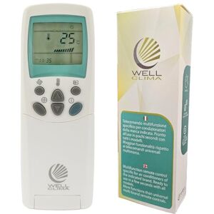 wellclima Télécommande Universelle pour Climatisations LG, WEC-LG3, Compatible avec Tous Les Modèles, Similaire aux Télécommandes Originales, Utilisation Immédiate, Fonctions Avancées, Support Direct - Publicité wellclima Télécommande Universelle pour Climatisations LG, WEC-LG3, Compatible avec Tous Les Modèles, Similaire aux Télécommandes Originales, Utilisation Immédiate, Fonctions Avancées, Support Direct - Publicité