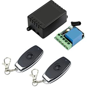 SAHROO RéCepteur de Commutateur RF 433 MHz DC 12V Module RéCepteur à Relais Unique avec TéLéCommande Universelle 2 PièCes - Publicité SAHROO RéCepteur de Commutateur RF 433 MHz DC 12V Module RéCepteur à Relais Unique avec TéLéCommande Universelle 2 PièCes - Publicité