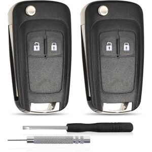 Waymaytecy 2 Pcs 2 Boutons Coque de Clé de Voiture, Accessoires de clé de Voiture, Boîtier de clé de télécommande - Publicité Waymaytecy 2 Pcs 2 Boutons Coque de Clé de Voiture, Accessoires de clé de Voiture, Boîtier de clé de télécommande - Publicité