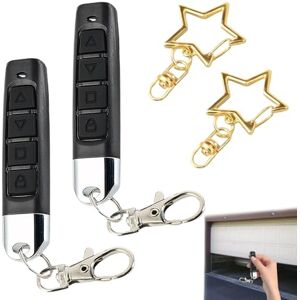 AOUZOVLI Telecommande Universelle Portail 2 PCS Telecommande Garage Universelle Elecommande Universelle Portail 433 Mhz Avec 4 Boutons Livré Avec 2 Porte-Clés Pour Portails et Portes de Garage - Publicité AOUZOVLI Telecommande Universelle Portail 2 PCS Telecommande Garage Universelle Elecommande Universelle Portail 433 Mhz Avec 4 Boutons Livré Avec 2 Porte-Clés Pour Portails et Portes de Garage - Publicité