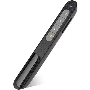Kinizuxi Telecommande Ordinateur Powerpoint avec Volume de Lien Hypertexte, 2.4GHz USB Télécommande Powerpoint Pointeur sans Fil Presentation Cliqueur Zapette Powerpoint pour Ordinateur PC Portable - Publicité Kinizuxi Telecommande Ordinateur Powerpoint avec Volume de Lien Hypertexte, 2.4GHz USB Télécommande Powerpoint Pointeur sans Fil Presentation Cliqueur Zapette Powerpoint pour Ordinateur PC Portable - Publicité