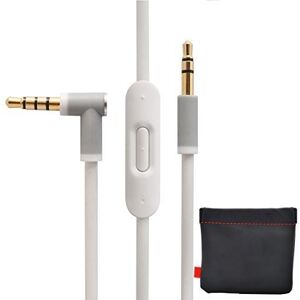 baolongking Remplacement de câble/Fil pour Beats câble audio + Télécommande/Micro pour Beats by Dr. Dre Casque Solohd/Studio/Pro/Detox/sans fil (blanc) - Publicité baolongking Remplacement de câble/Fil pour Beats câble audio + Télécommande/Micro pour Beats by Dr. Dre Casque Solohd/Studio/Pro/Detox/sans fil (blanc) - Publicité