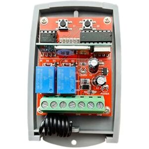 Giyofom Récepteur Universel de Télécommande de Porte de Garage 433 MHz 12 V-24 V, Ouvre-Porte Électrique 433,92 MHz, Code D'Apprentissage Roulant - Publicité Giyofom Récepteur Universel de Télécommande de Porte de Garage 433 MHz 12 V-24 V, Ouvre-Porte Électrique 433,92 MHz, Code D'Apprentissage Roulant - Publicité
