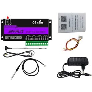 OUTFYT Télécommande SMS GSM 4G LTE APP, relais à 4 canaux, interrupteur marche/arrêt for commande de moteur d'ouverture de porte Ouvre-Porte Coulissant Automatique (Color : Kit2) - Publicité OUTFYT Télécommande SMS GSM 4G LTE APP, relais à 4 canaux, interrupteur marche/arrêt for commande de moteur d'ouverture de porte Ouvre-Porte Coulissant Automatique (Color : Kit2) - Publicité