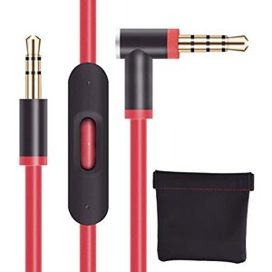 baolongking Remplacement de câble/Fil pour Beats câble audio + Télécommande/Micro pour Beats by Dr. Dre Casque Solohd/Studio/Pro/Detox/sans fil (rouge) - Publicité baolongking Remplacement de câble/Fil pour Beats câble audio + Télécommande/Micro pour Beats by Dr. Dre Casque Solohd/Studio/Pro/Detox/sans fil (rouge) - Publicité