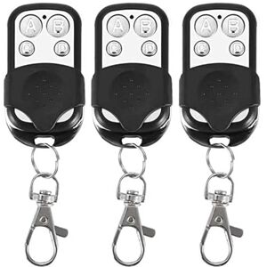 GC GLOBALCOMMERCE Kit de 3 télécommandes universelles Auto-apprenantes pour Portail Automatique, à 4 Touches et à fréquence Fixe 433,92 MHz - Publicité GC GLOBALCOMMERCE Kit de 3 télécommandes universelles Auto-apprenantes pour Portail Automatique, à 4 Touches et à fréquence Fixe 433,92 MHz - Publicité